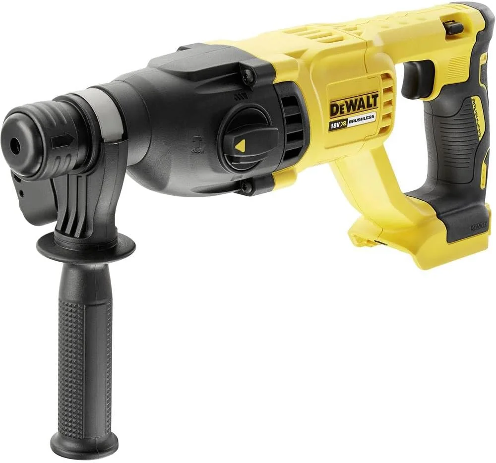 چکش تخریب شارژی 18 ولت 26 میلی متری SDS-Plus 3 حالته 2 کیلوگرمی Dewalt DCH133NT با موتور براشلس (بدون باتری)