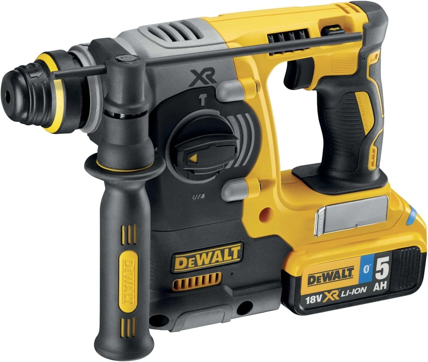 چکش تخریب شارژی DeWALT DCH273NT-XJ، 18 ولت (مدل پایه)، 400 وات، 18 ولت، زرد و مشکی