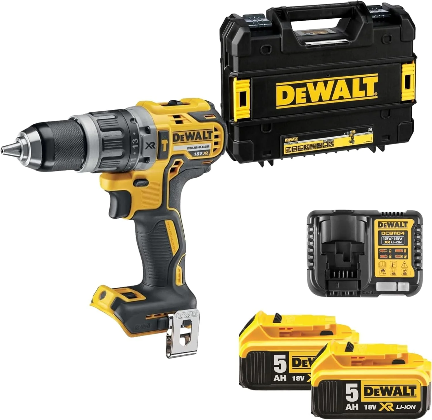دریل چکشی 18 ولت DEWALT DCD796P2-QW