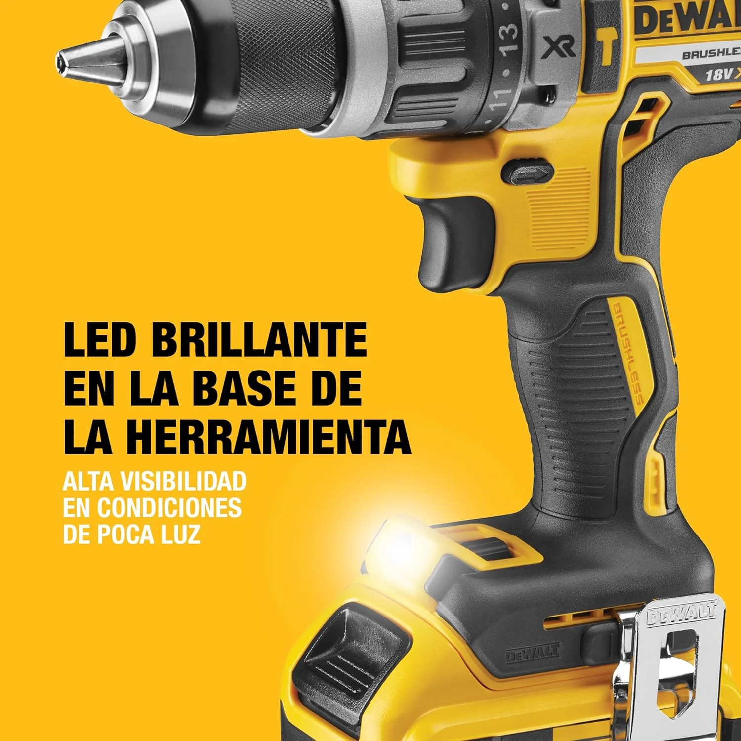 دریل چکشی 18 ولت DEWALT DCD796P2-QW دریل چکشی 18 ولت DEWALT DCD796P2-QW