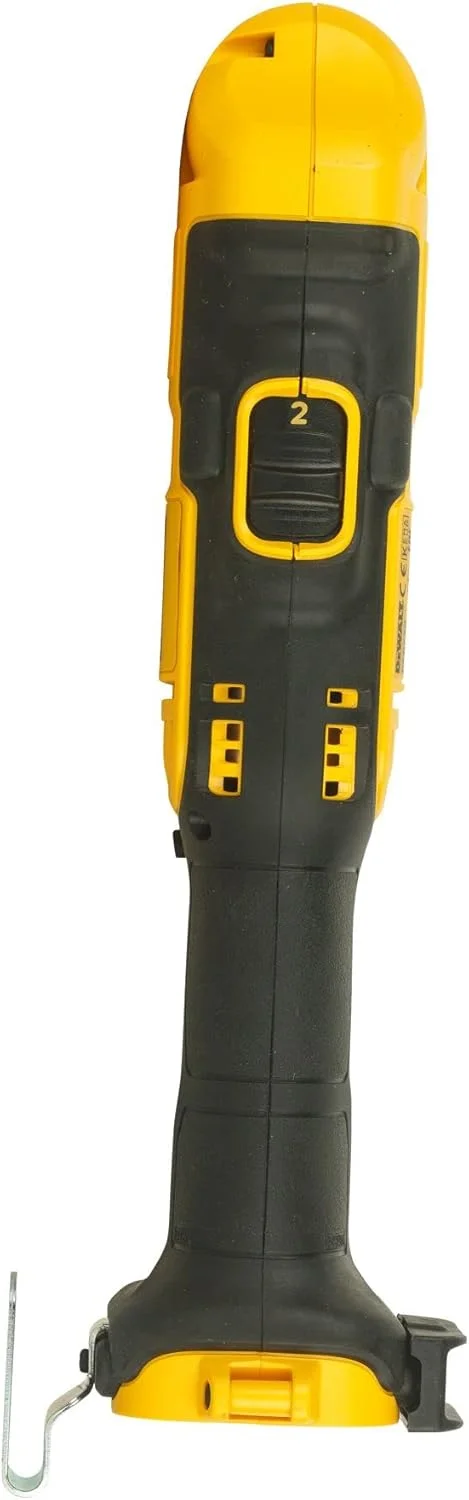 دریل زاویه ای دو سرعته شارژی 18 ولت DeWalt DCD740N-XJ XR لیتیوم-یون (فقط بدنه)، زرد/مشکی، 4.57 سانتی متر * 12.52 سانتی متر * 2.99 سانتی متر
