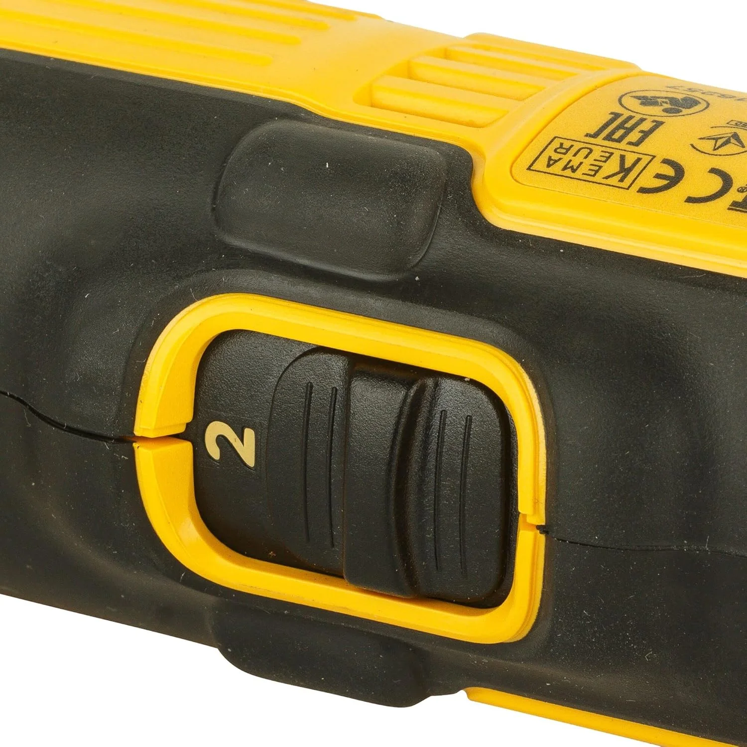 دریل زاویه ای دو سرعته شارژی 18 ولت DeWalt DCD740N-XJ XR لیتیوم-یون (فقط بدنه)، زرد/مشکی، 4.57 سانتی متر * 12.52 سانتی متر * 2.99 سانتی متر