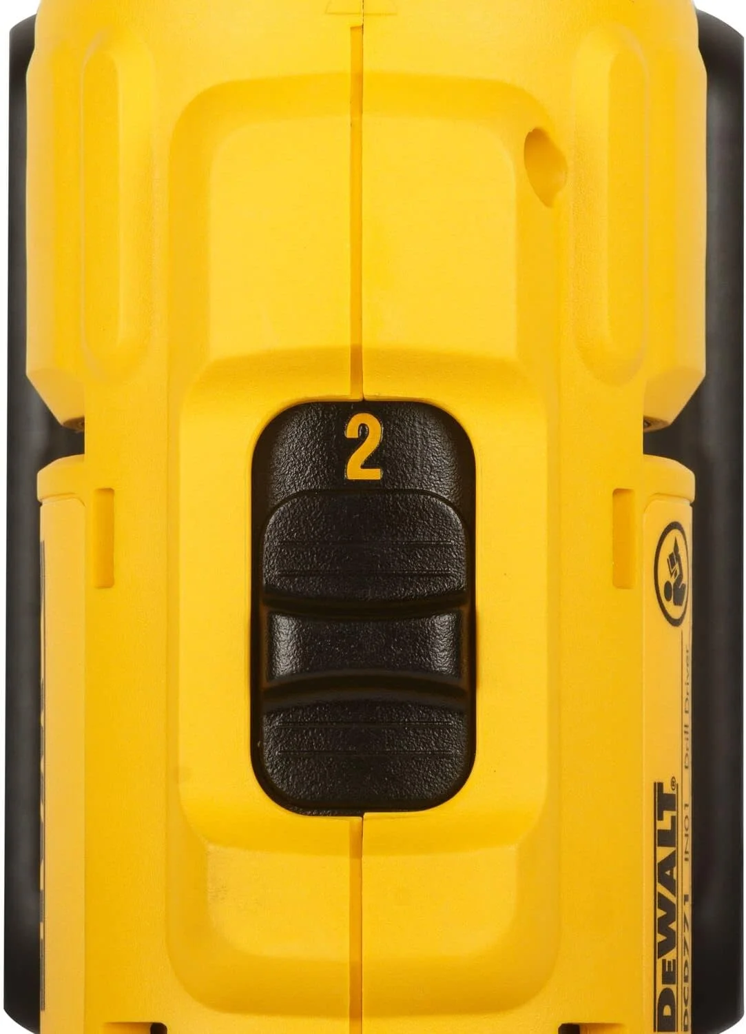 دریل پیچ گوشتی جمع و جور دیوالت با باتری 1.5 آمپر ساعت، زرد/مشکی، مدل Dcd771S2