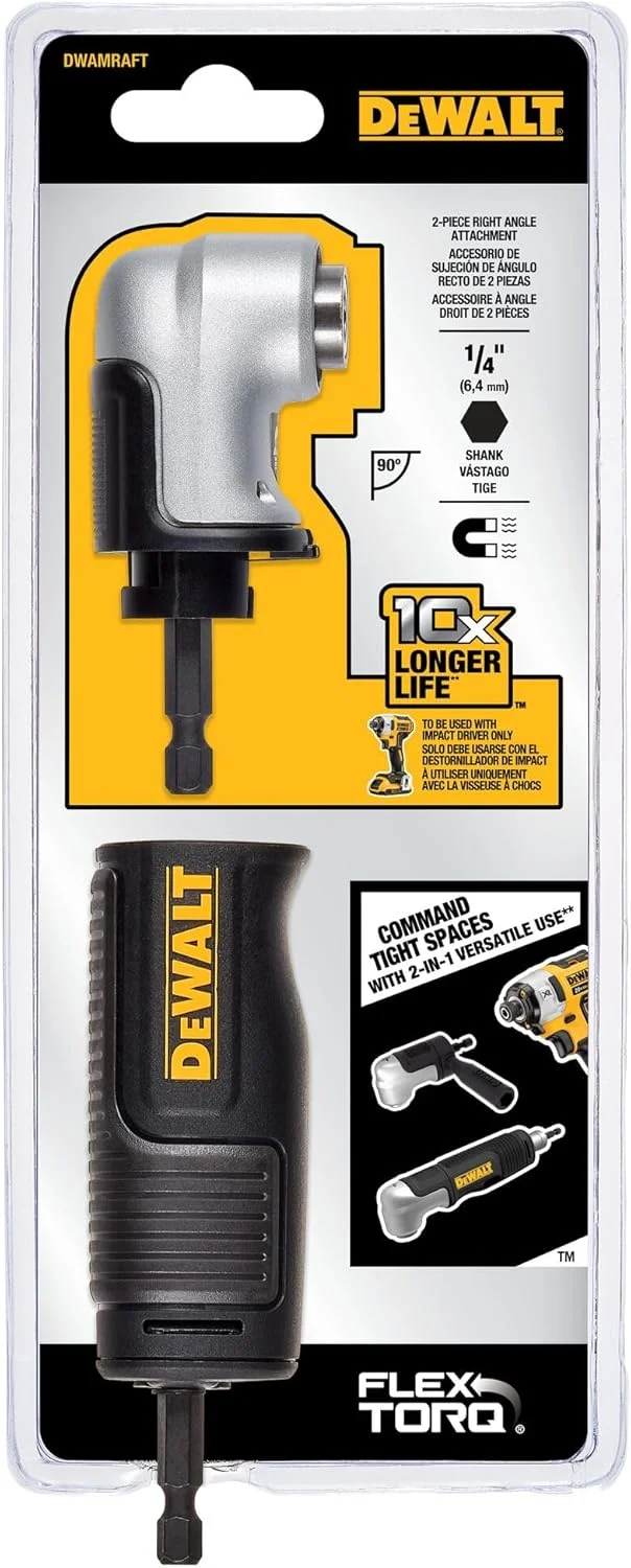 تبدیل دریل زاویه راست دیوالت، اتصال 2 در 1 (DWAMRAFT)، سایز واحد تبدیل دریل زاویه راست دیوالت، اتصال 2 در 1 (DWAMRAFT)، سایز واحد