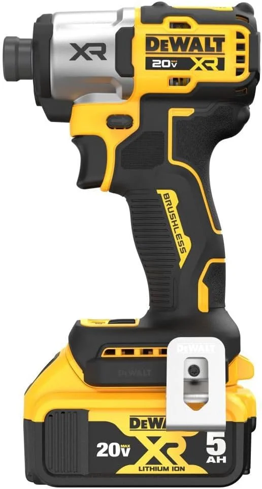 دریل پیچ گوشتی ضربه ای 20 ولت ماکس DEWALT، بی سیم، 3 سرعته، به همراه باتری و شارژر (DCF845P1) دریل پیچ گوشتی ضربه ای 20 ولت ماکس DEWALT، بی سیم، 3 سرعته، به همراه باتری و شارژر (DCF845P1)