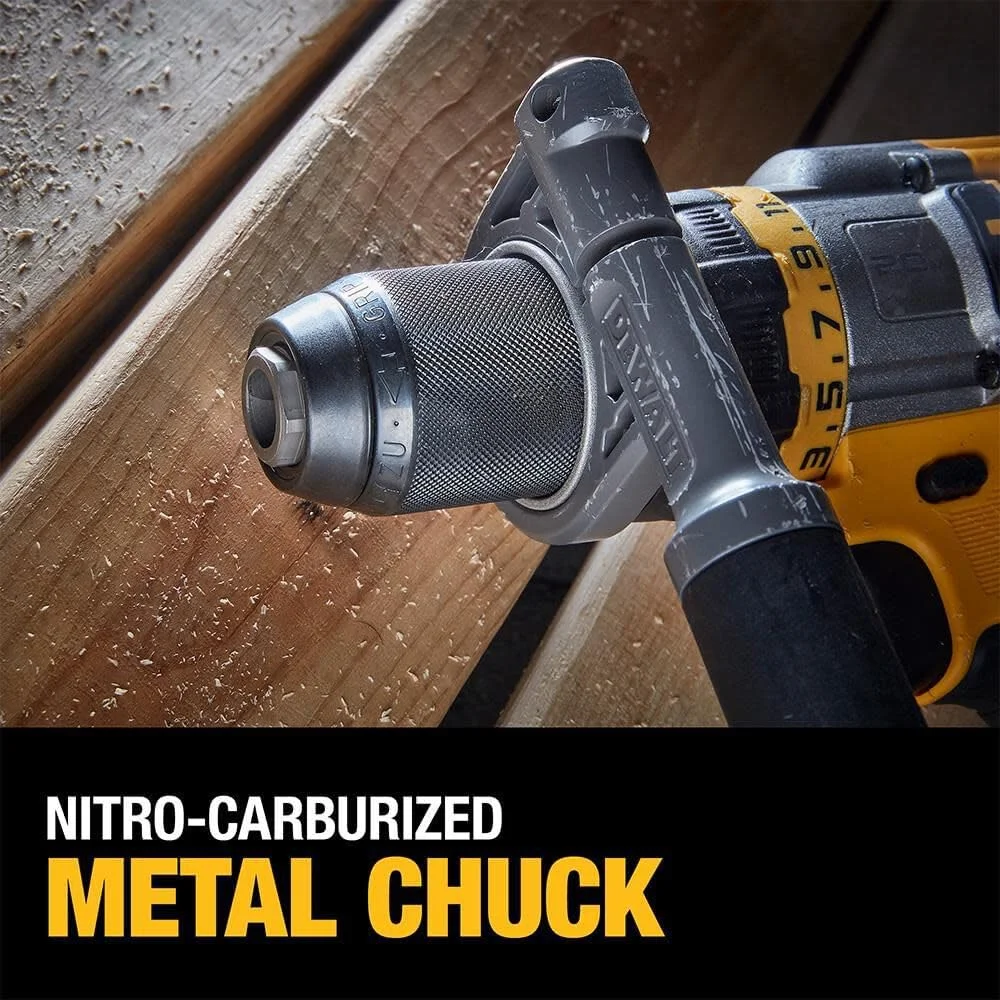 دریل چکشی 20 ولت مکس* DEWALT FLEXVOLT ADVANTAGE، بی سیم، 1/2 اینچ، فقط ابزار (DCD999B) دریل چکشی 20 ولت مکس* DEWALT FLEXVOLT ADVANTAGE، بی سیم، 1/2 اینچ، فقط ابزار (DCD999B)