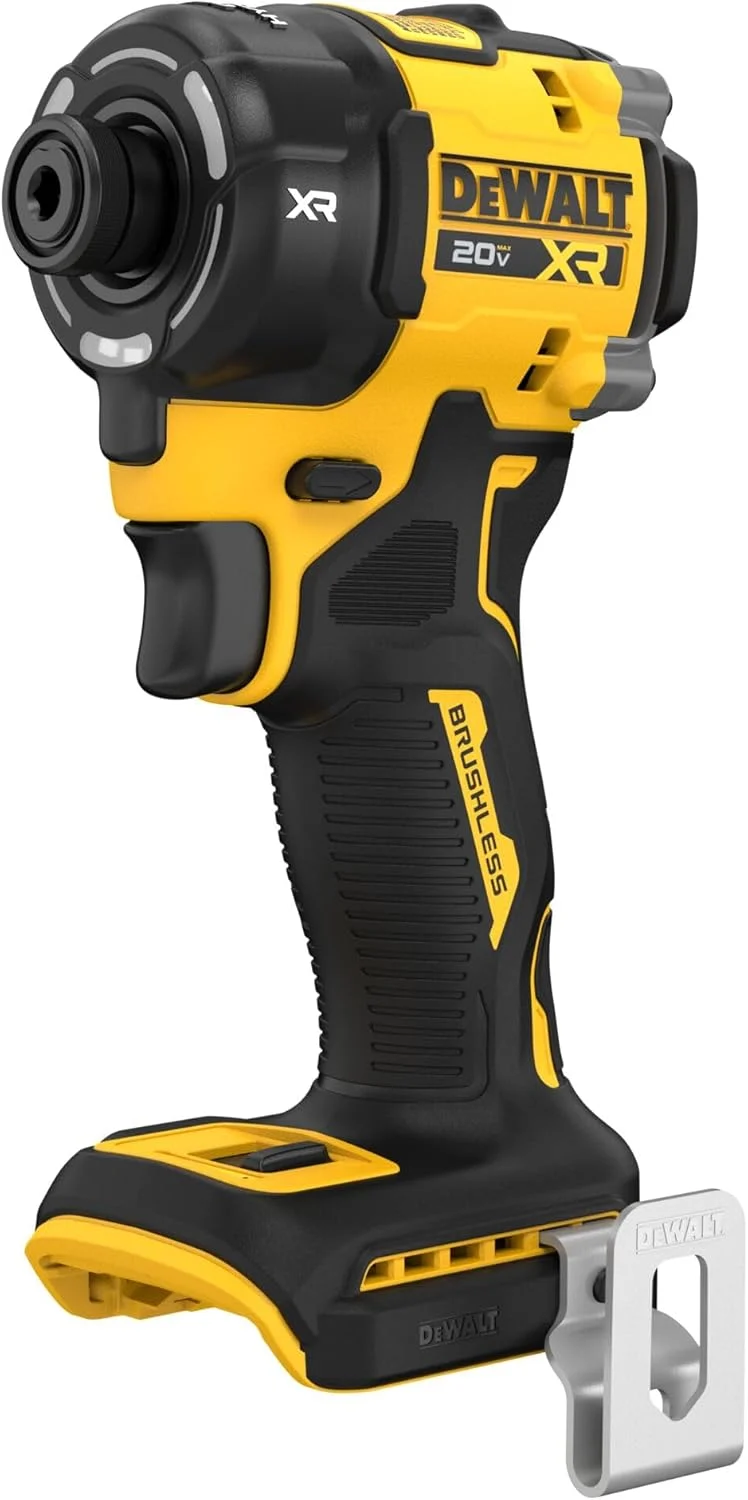 دریل ضربه ای هیدرولیک بی سیم 1/4 اینچی DEWALT 20V MAX XR، فقط ابزار (DCF870B)