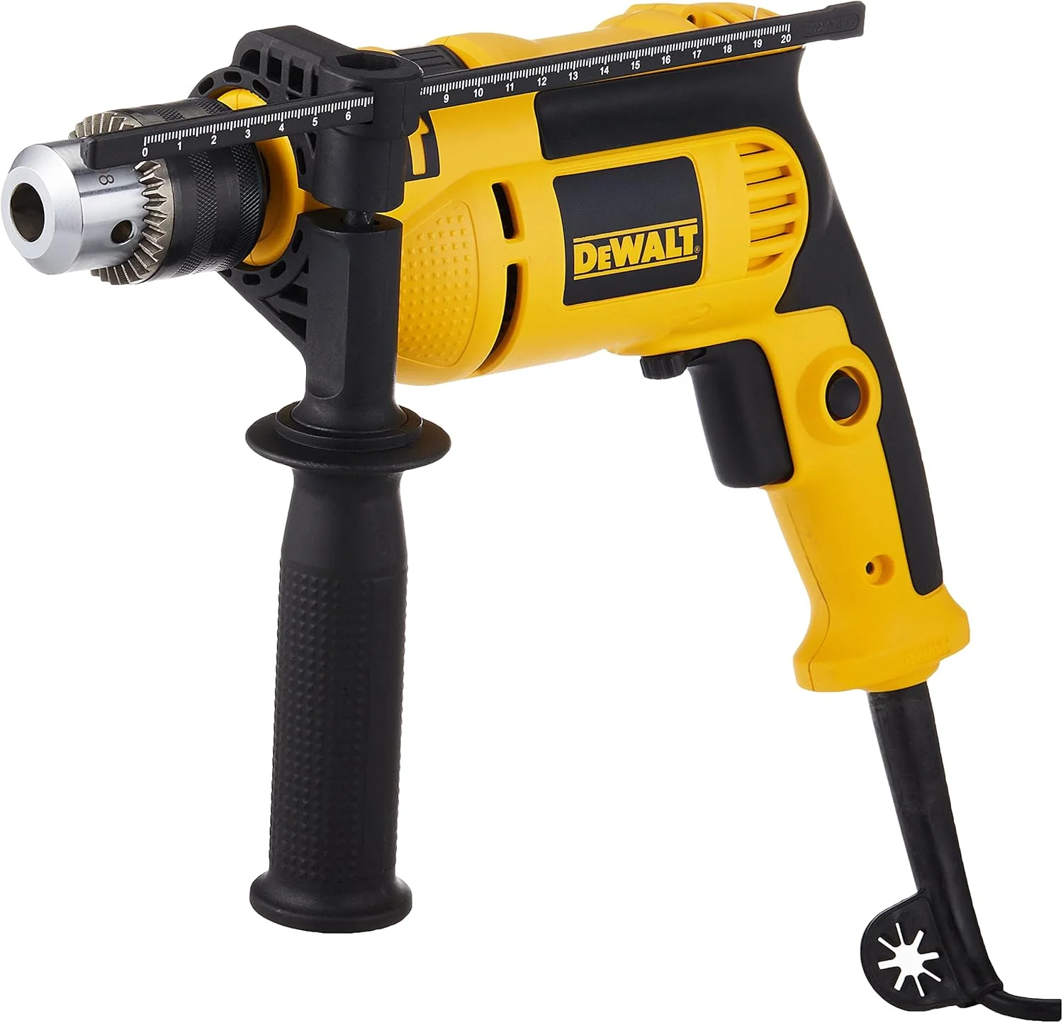 دریل چکشی 750 وات دیوالت، زرد/مشکی، 13 میلی متر، مدل Dwd024-B5