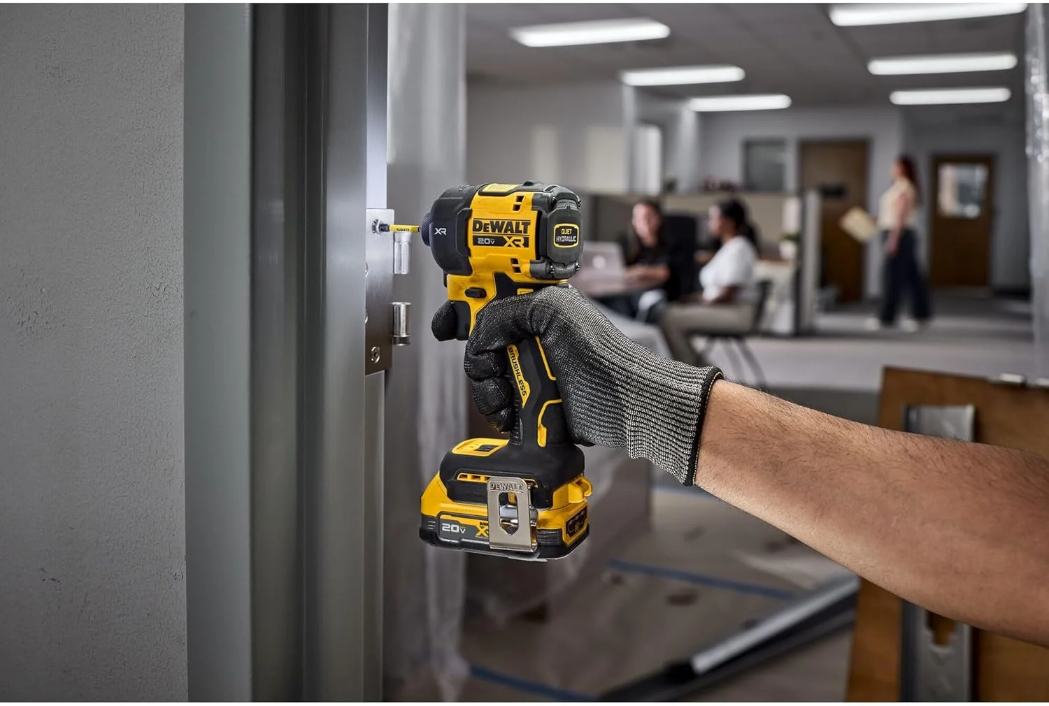 دریل ضربه ای هیدرولیک بی سیم 1/4 اینچی DEWALT 20V MAX XR، فقط ابزار (DCF870B) دریل ضربه ای هیدرولیک بی سیم 1/4 اینچی DEWALT 20V MAX XR، فقط ابزار (DCF870B)