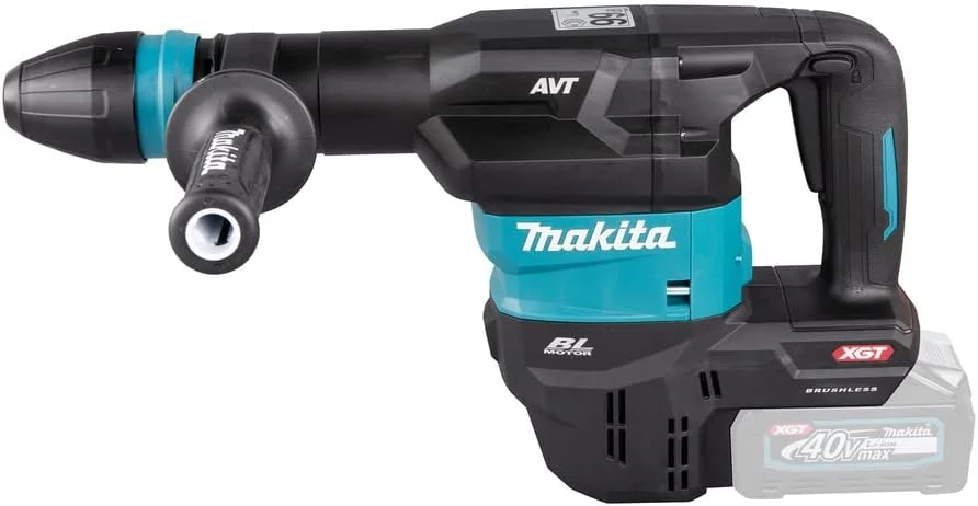 چکش تخریب بتن SDS-Max براشلس 40 ولت ماکیتا مدل HM001GZ02، 2.650 ضربه در دقیقه، 9.4 ژول، سرعت متغیر، ضد لرزش، بدون باتری و شارژر