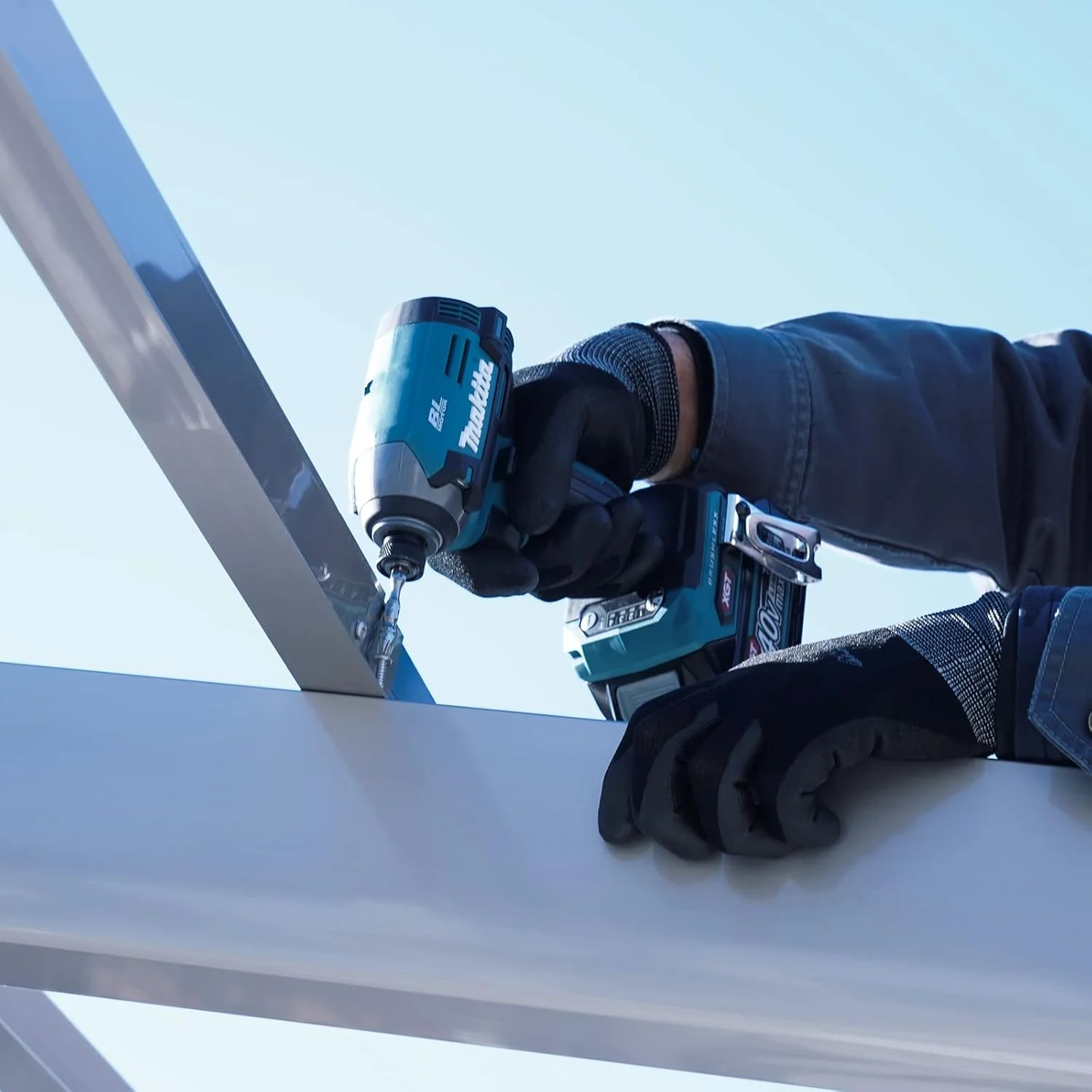 دریل ضربه ای شارژی ماکیتا مدل TD003GZ01 40V Max Li-ion XGT Brushless به همراه کیف Makpac - بدون باتری و شارژر