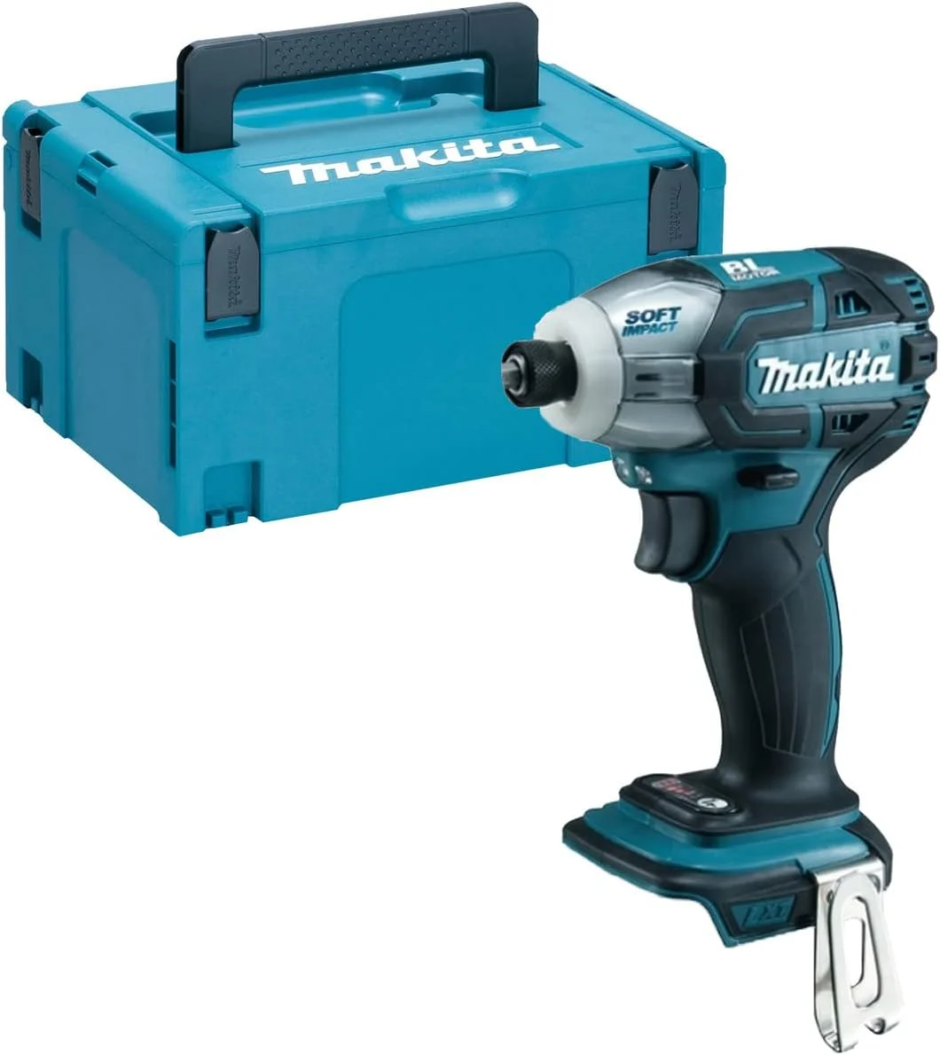 دریل ضربه ای روغن پالس شارژی 18 ولت Makita DTS141ZJ LXT Brushless، عرضه شده در جعبه Makpac - باتری و شارژر شامل نمی شود