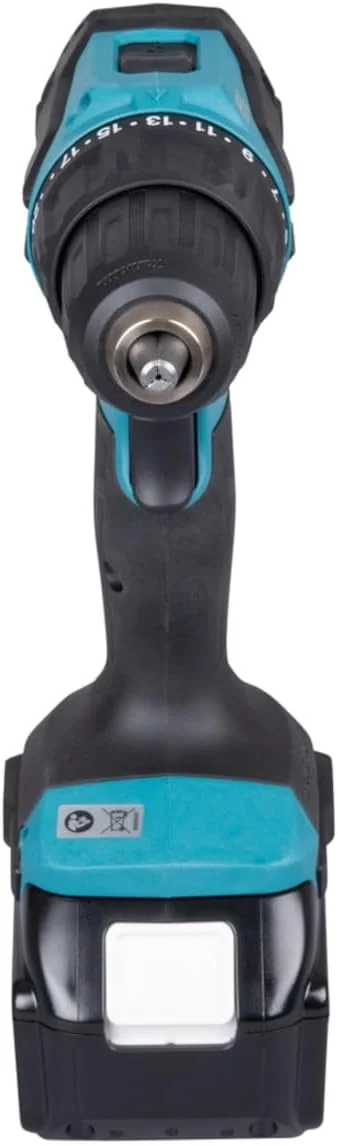 دریل چکشی شارژی براشلس 18 ولت ماکیتا مدل DHP490RT1J به همراه 1 عدد باتری 5.0 آمپر ساعت و شارژر عرضه شده در جعبه ماکپاک دریل چکشی شارژی براشلس 18 ولت ماکیتا مدل DHP490RT1J به همراه 1 عدد باتری 5.0 آمپر ساعت و شارژر عرضه شده در جعبه ماکپاک