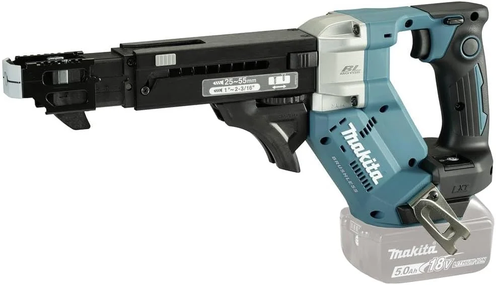 پیچ گوشتی اتوماتیک شارژی ماکیتا مدل DFR551Z با موتور براشلس 18 ولت LXT (باتری و شارژر شامل نمی شود)