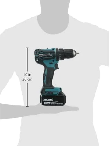 دریل پیچ گوشتی شارژی ماکیتا DHP485RFJ 18 ولت آبی دریل پیچ گوشتی شارژی ماکیتا DHP485RFJ 18 ولت آبی