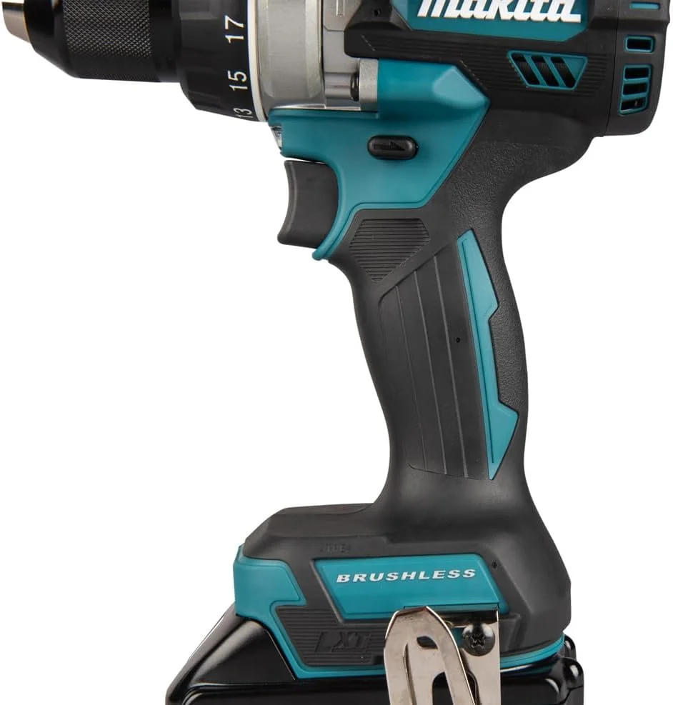 دریل چکشی شارژی براشلس Makita DHP492Z 18V Li-ion LXT، باتری و شارژر شامل نمی شود، آبی/مشکی دریل چکشی شارژی براشلس Makita DHP492Z 18V Li-ion LXT، باتری و شارژر شامل نمی شود، آبی/مشکی