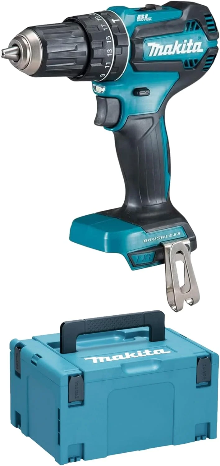 دریل چکشی شارژی براشلس ماکیتا مدل DHP485ZJ