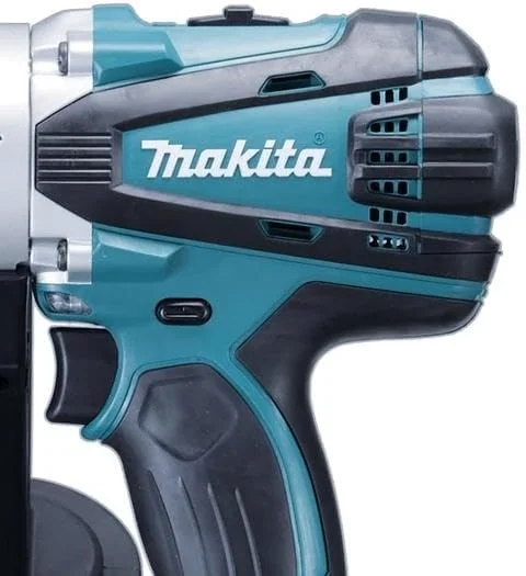 دریل پیچ گوشتی شارژی 18 ولت لیتیوم-یونی ماکیتا مدل DDF458Z - بدون باتری و شارژر، کوچک، آبی