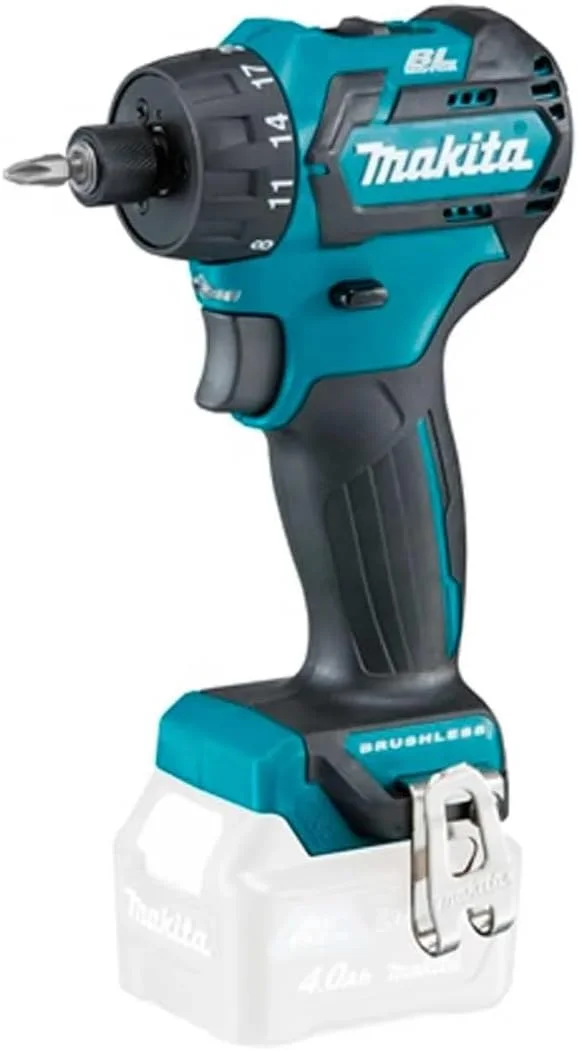 دریل پیچ گوشتی شارژی براشلس ماکیتا مدل DF032DZ، 12 ولت مکس، لیتیوم-یون CXT - بدون باتری