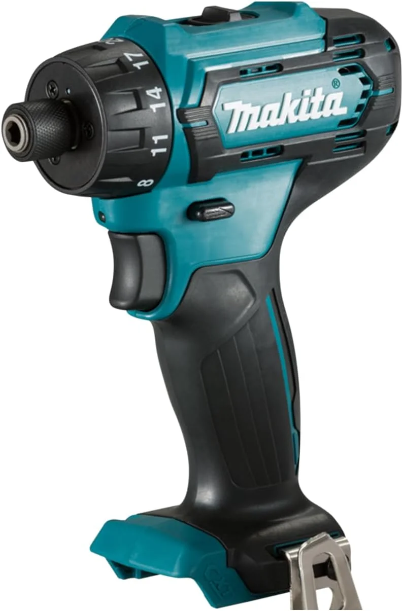 دریل پیچ گوشتی شارژی ماکیتا مدل DF033DZ، 12 ولت مکس، لیتیوم-یون CXT - بدون باتری و شارژر