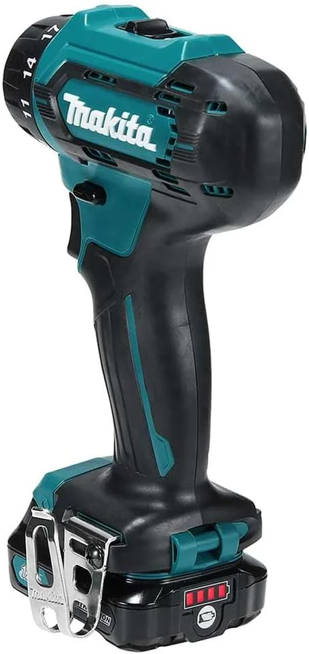 دریل پیچ گوشتی شارژی ماکیتا مدل DF033DWAE 12V Max Li-Ion CXT به همراه 2 عدد باتری 2.0 آمپر ساعتی Li-Ion و شارژر عرضه شده در جعبه حمل دریل پیچ گوشتی شارژی ماکیتا مدل DF033DWAE 12V Max Li-Ion CXT به همراه 2 عدد باتری 2.0 آمپر ساعتی Li-Ion و شارژر عرضه شده در جعبه حمل