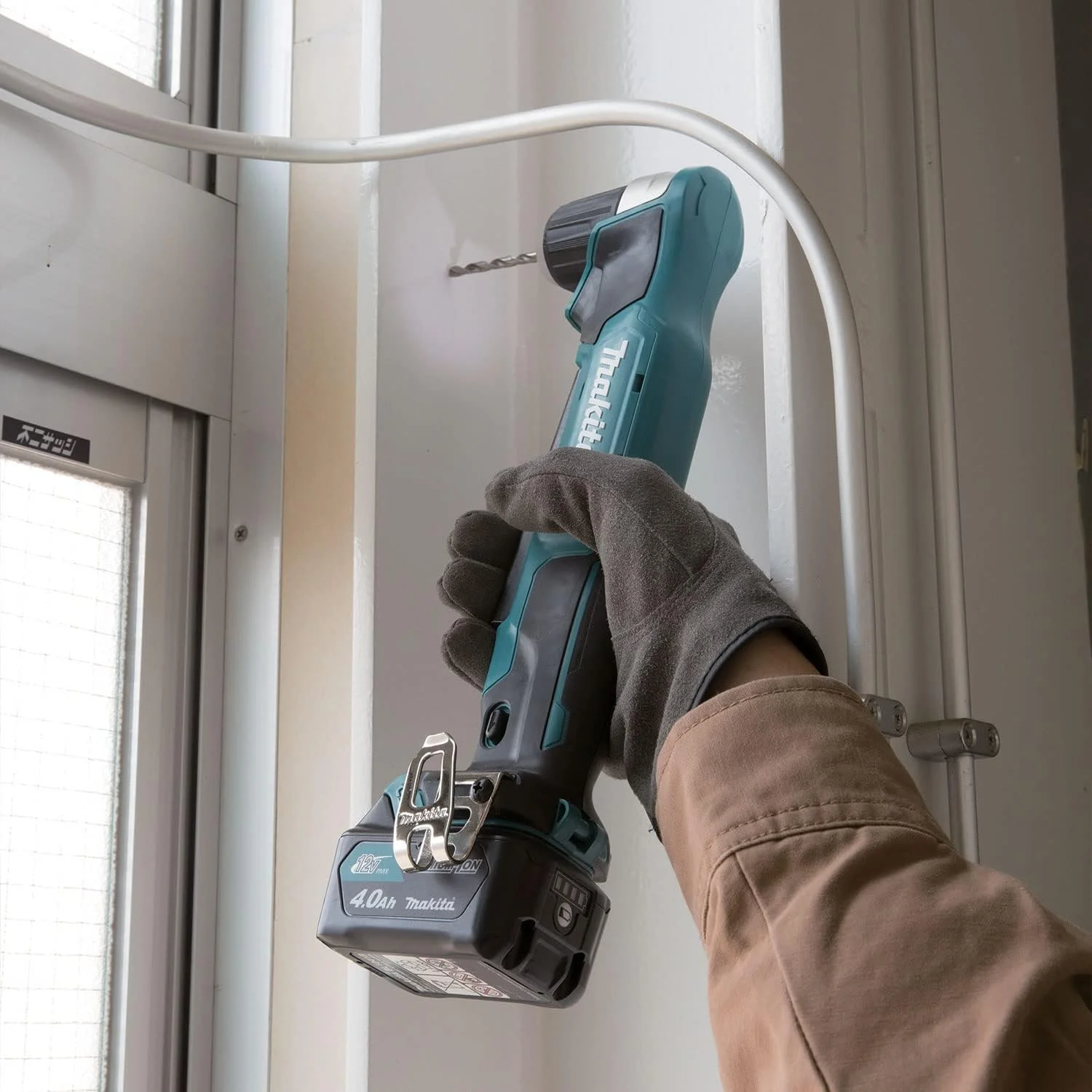 دریل زاویه ای شارژی ماکیتا مدل DA333DZ، 12 ولت، سری Cxt، لیتیوم-یون (باتری و شارژر شامل نمی شود)