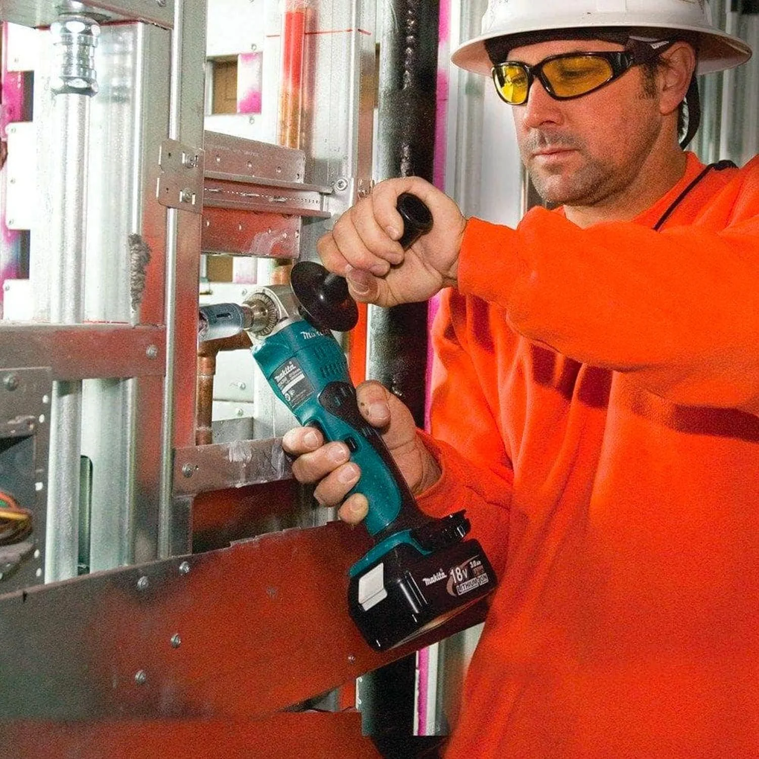 دریل زاویه ای شارژی ماکیتا، 18 ولت، مدل DDA350Z