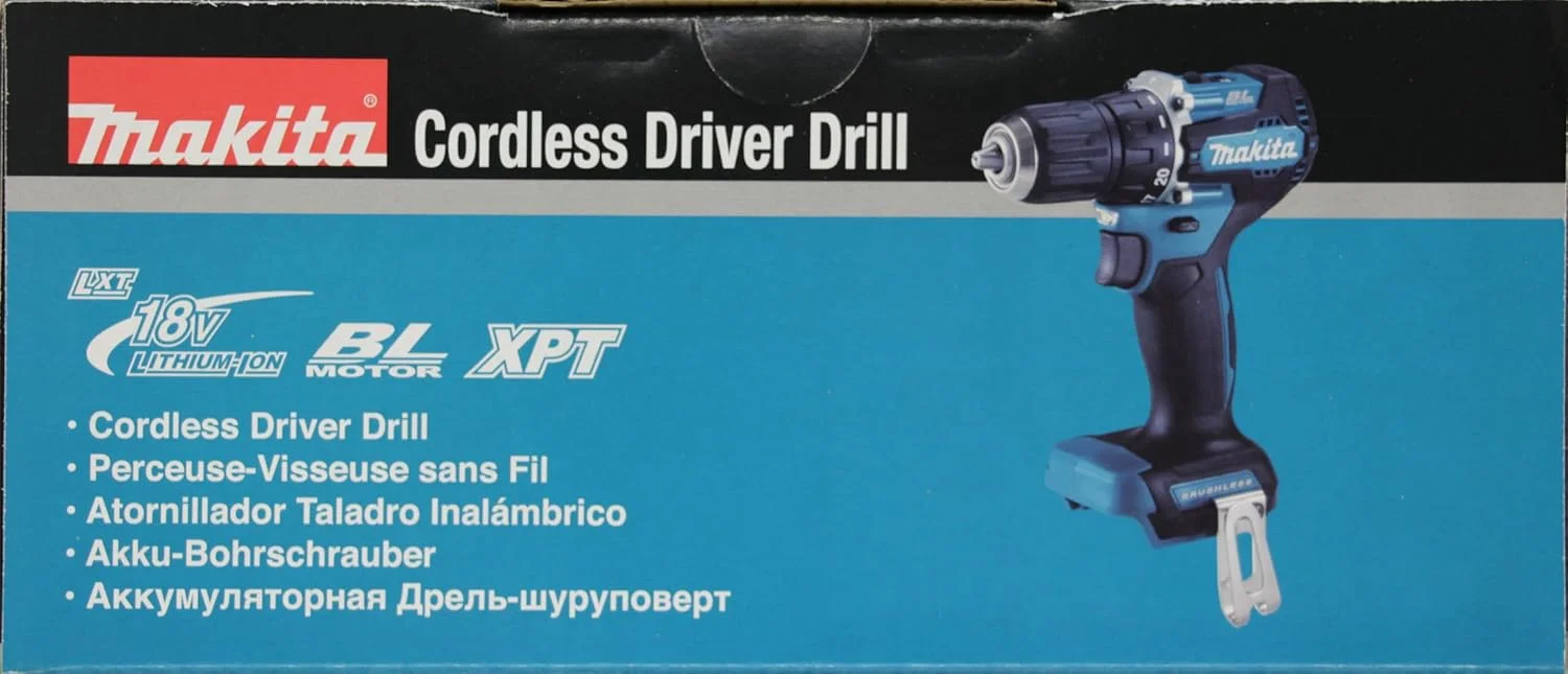 دریل پیچ گوشتی شارژی 13 میلی متری ماکیتا مدل DDF487Z، 18 ولت، لیتیوم-یون، بدون سیم، براشلس، 1700 دور در دقیقه، 40 نیوتن متر (بدون باتری و شارژر) دریل پیچ گوشتی شارژی 13 میلی متری ماکیتا مدل DDF487Z، 18 ولت، لیتیوم-یون، بدون سیم، براشلس، 1700 دور در دقیقه، 40 نیوتن متر (بدون باتری و شارژر)