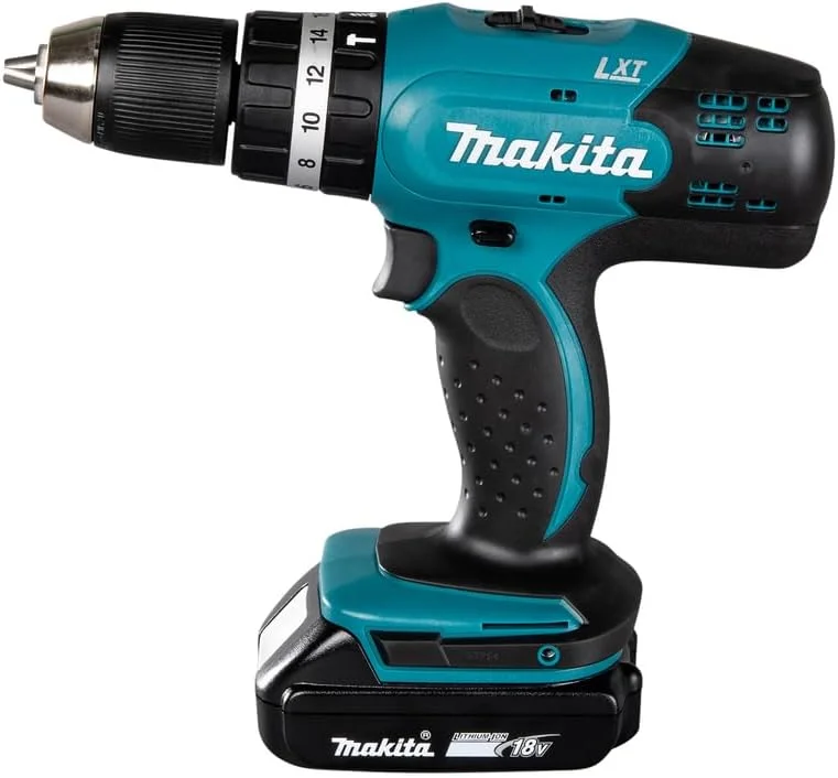 دریل چکشی شارژی ماکیتا مدل DHP453Rfe - دریل (لیتیوم-یون، مشکی، آبی) دریل چکشی شارژی ماکیتا مدل DHP453Rfe - دریل (لیتیوم-یون، مشکی، آبی)
