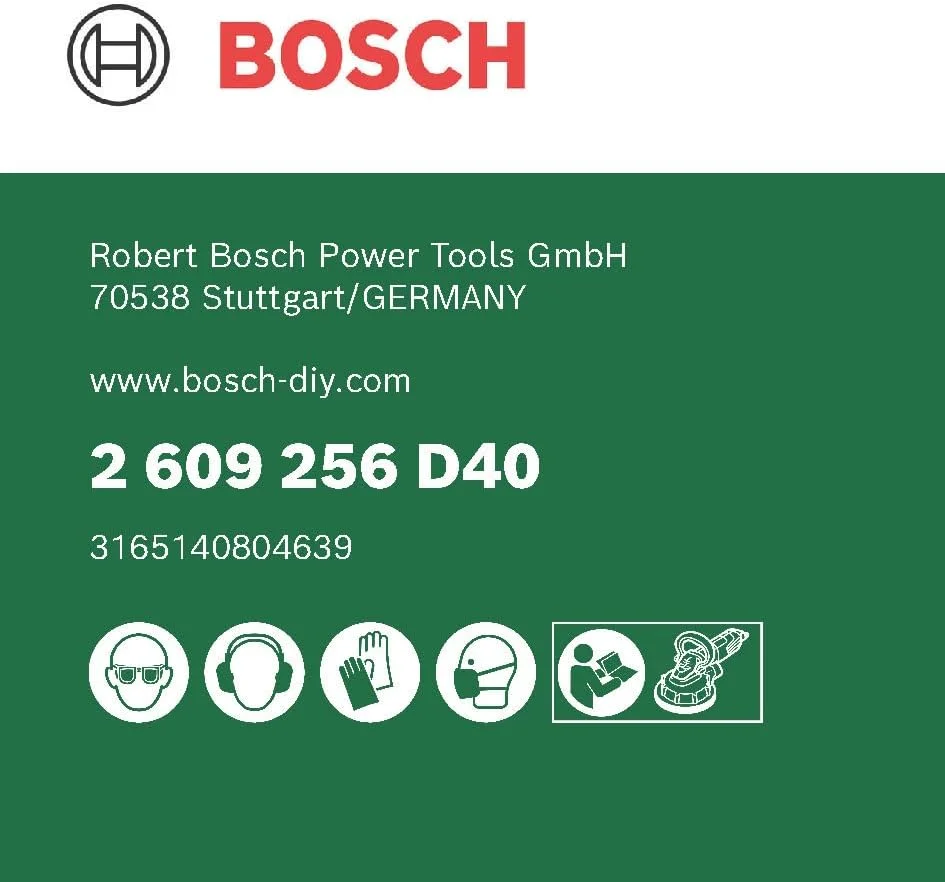 لوازم جانبی بوش 2609256D40 برای از بین بردن زبر کاغذ دیواری برای سنباده PWR 180 CE