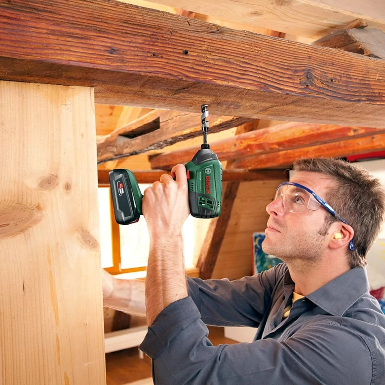 دریل پیچ گوشتی ضربه ای شارژی بوش AdvancedImpactDrive 18 (بدون باتری، سیستم 18 ولت، در بسته بندی کارتنی) دریل پیچ گوشتی ضربه ای شارژی بوش AdvancedImpactDrive 18 (بدون باتری، سیستم 18 ولت، در بسته بندی کارتنی)