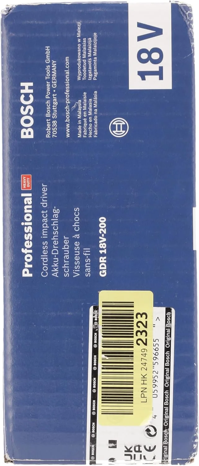 دریل پیچ گوشتی ضربه ای شارژی بوش پروفشنال مدل GDR 18V-200، آبی دریل پیچ گوشتی ضربه ای شارژی بوش پروفشنال مدل GDR 18V-200، آبی