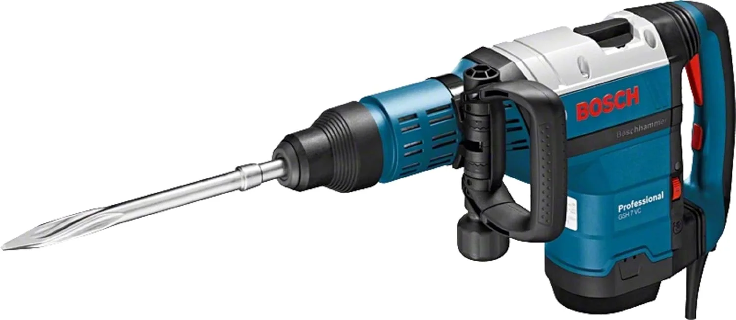 چکش تخریب بوش مدل Professional Gsh 7 Vc با سیم 240 ولت و قلم گیر SDS Max