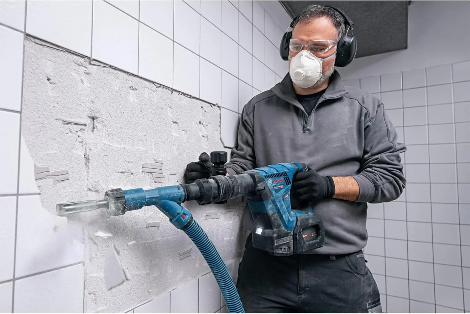 چکش تخریب شارژی بوش پروفشنال 18 ولت مدل GSH 18V-5 (شامل XL-BOXX) چکش تخریب شارژی بوش پروفشنال 18 ولت مدل GSH 18V-5 (شامل XL-BOXX)