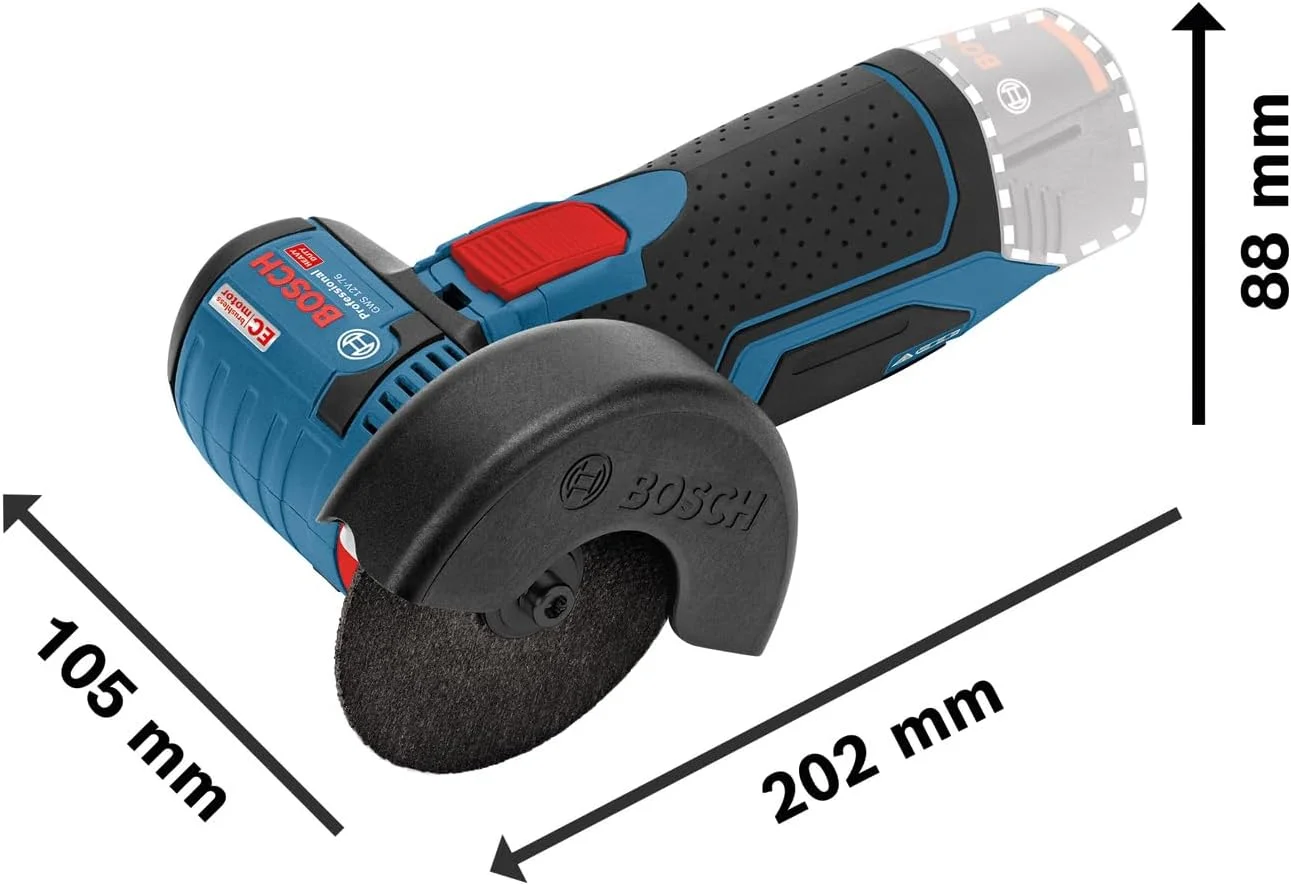کیت ترکیبی بوش پروفشنال 12 ولت: دریل پیچ گوشتی GSR 12V-15 + مینی فرز GWS 12V-76 (همراه با 2 عدد باتری 2.0 آمپر ساعت، شارژر GAL 12V-40، جعبه L-BOXX) کیت ترکیبی بوش پروفشنال 12 ولت: دریل پیچ گوشتی GSR 12V-15 + مینی فرز GWS 12V-76 (همراه با 2 عدد باتری 2.0 آمپر ساعت، شارژر GAL 12V-40، جعبه L-BOXX)