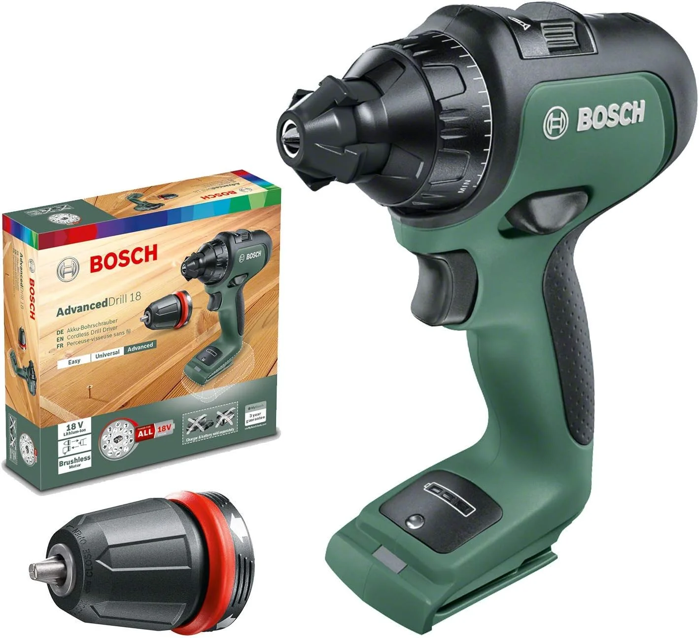 دریل بوش AdvancedDrill 18 (بدون باتری و شارژر)