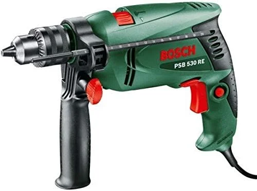 دریل ضربه ای بوش - PSB 530 RE Plus به همراه مجموعه 173 عددی لوازم جانبی (13 میلی متر)