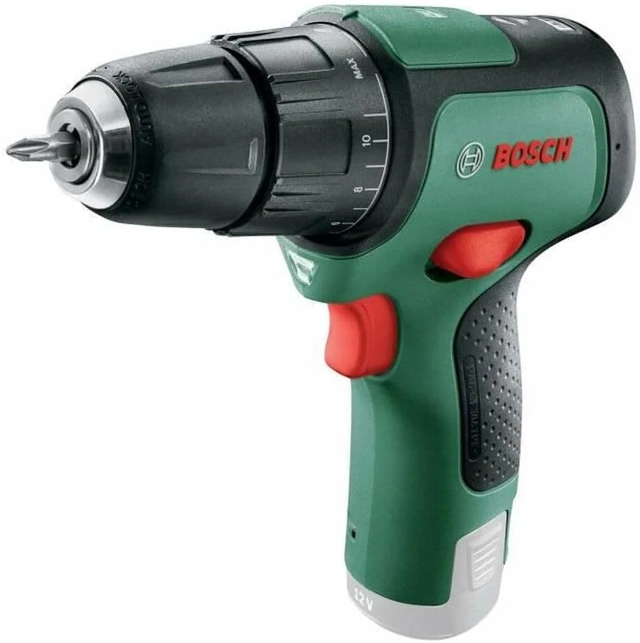 دریل چکشی شارژی بوش مدل EasyImpact 12 (بدون باتری، سیستم 12 ولت، بسته بندی کارتنی)