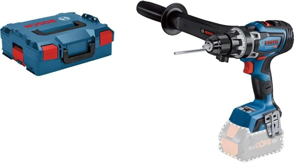 دریل/پیچ گوشتی شارژی بوش پروفشنال BITURBO GSR 18V-150 C (حداکثر گشتاور 150 نیوتن متر، بدون باتری و شارژر، در L-BOXX 136)