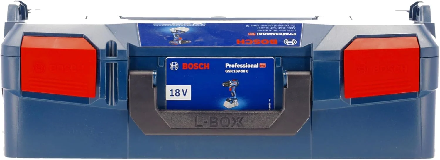 دریل پیچ گوشتی شارژی بوش پروفشنال 18 ولت مدل GSR 18V-90 C (بدون باتری و شارژر، در جعبه L-BOXX) دریل پیچ گوشتی شارژی بوش پروفشنال 18 ولت مدل GSR 18V-90 C (بدون باتری و شارژر، در جعبه L-BOXX)