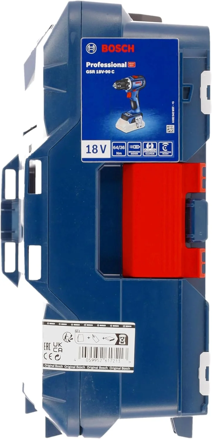 دریل پیچ گوشتی شارژی بوش پروفشنال 18 ولت مدل GSR 18V-90 C (بدون باتری و شارژر، در جعبه L-BOXX) دریل پیچ گوشتی شارژی بوش پروفشنال 18 ولت مدل GSR 18V-90 C (بدون باتری و شارژر، در جعبه L-BOXX)