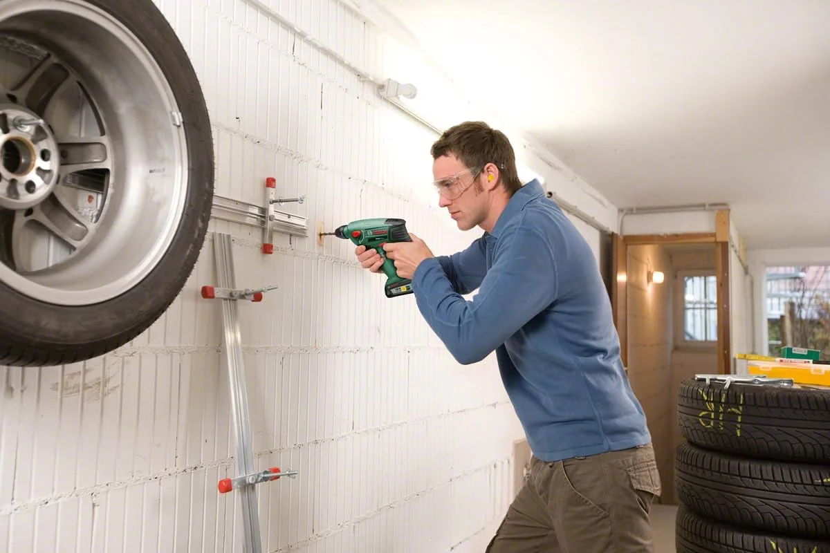 دریل چکشی شارژی بوش UneoMaxx با آداپتور گرد (بدون باتری، سیستم 18 ولت، در جعبه کارتنی)