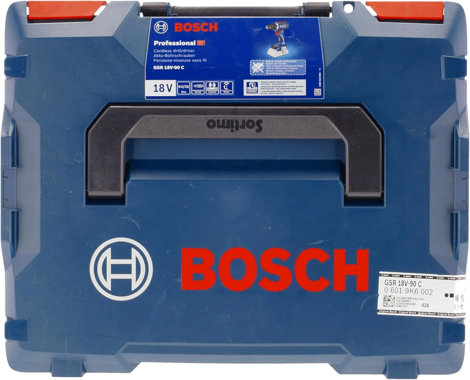 دریل پیچ گوشتی شارژی بوش پروفشنال 18 ولت مدل GSR 18V-90 C (بدون باتری و شارژر، در جعبه L-BOXX) دریل پیچ گوشتی شارژی بوش پروفشنال 18 ولت مدل GSR 18V-90 C (بدون باتری و شارژر، در جعبه L-BOXX)