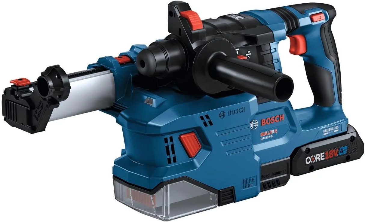 اتصال جمع آوری گرد و غبار بوش مدل GDE18V-12N SDS-plus با قطر 1/2 اینچ