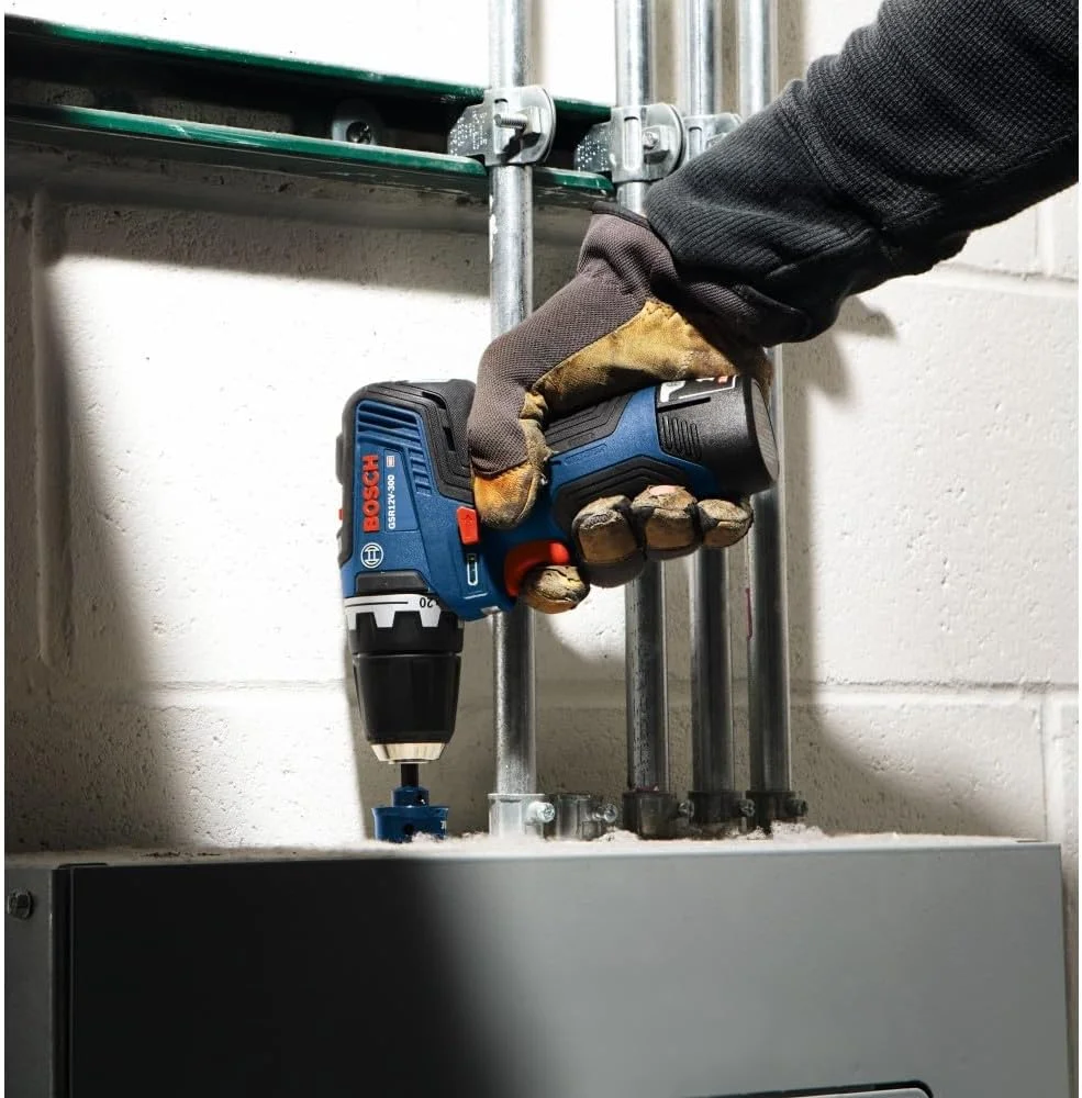 دریل/پیچ گوشتی شارژی بوش GSR12V-300B22 12V Max EC Brushless با درایو 3/8 اینچ