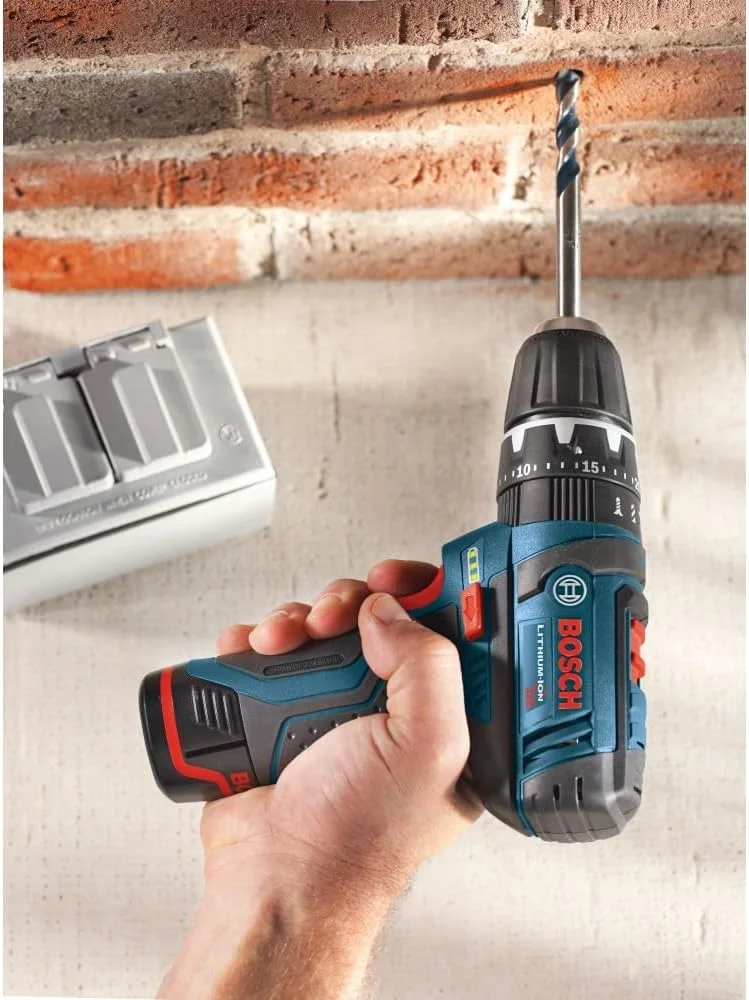 دریل/پیچ گوشتی چکشی 12 ولت حداکثر 3/8 اینچ بوش مدل PS130N (فقط ابزار)