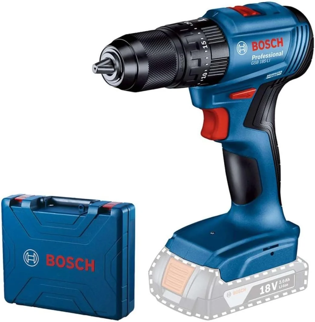 Bosch GSB 185-LI PROFESSIONAL CORDLESS COMBI; BATTERY AND CHARGER NOT INCLUDED