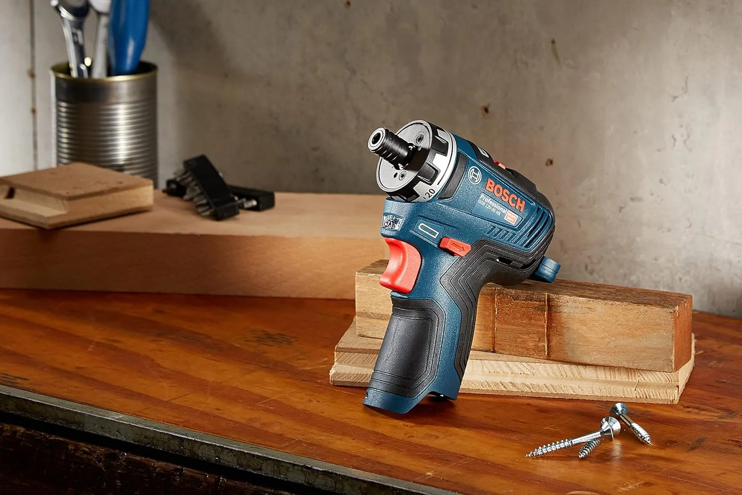 دریل/پیچ گوشتی شارژی بوش پروفشنال 12 ولت سیستم GSR 12V-35 HX (بدون باتری و شارژر، در جعبه مقوایی)