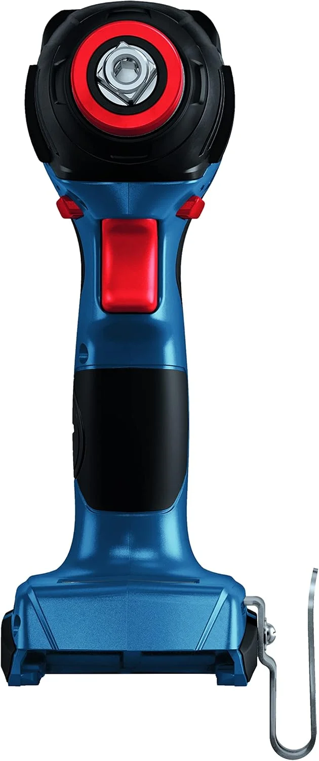 دریل پیچ گوشتی ضربه ای بوش مدل GDX18V-1860CN، 18 ولت، فریک دو کاره، درایو 1/4 اینچ و 1/2 اینچ (فقط بدنه)