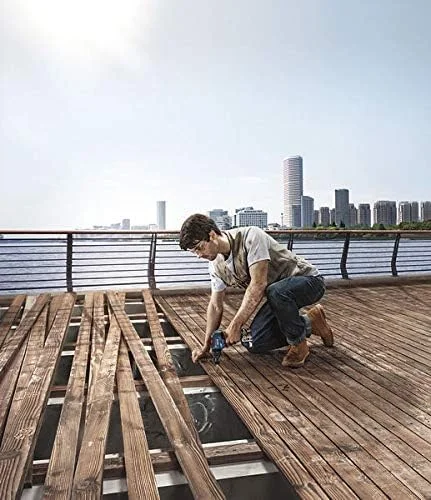 دریل چکشی شارژی براشلس بوش مدل Gsb 18V-50 Professional به همراه 2 عدد باتری 2.0 آمپر